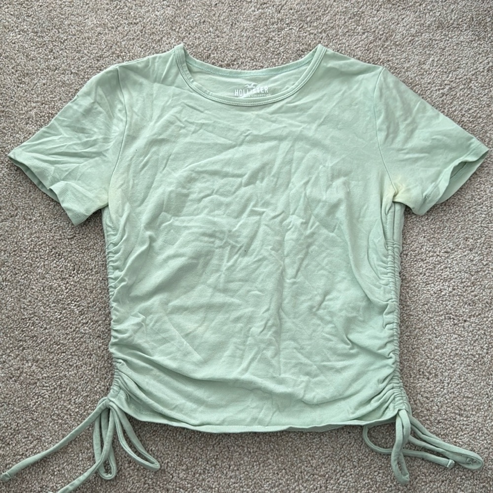 Light green Hollister crop top